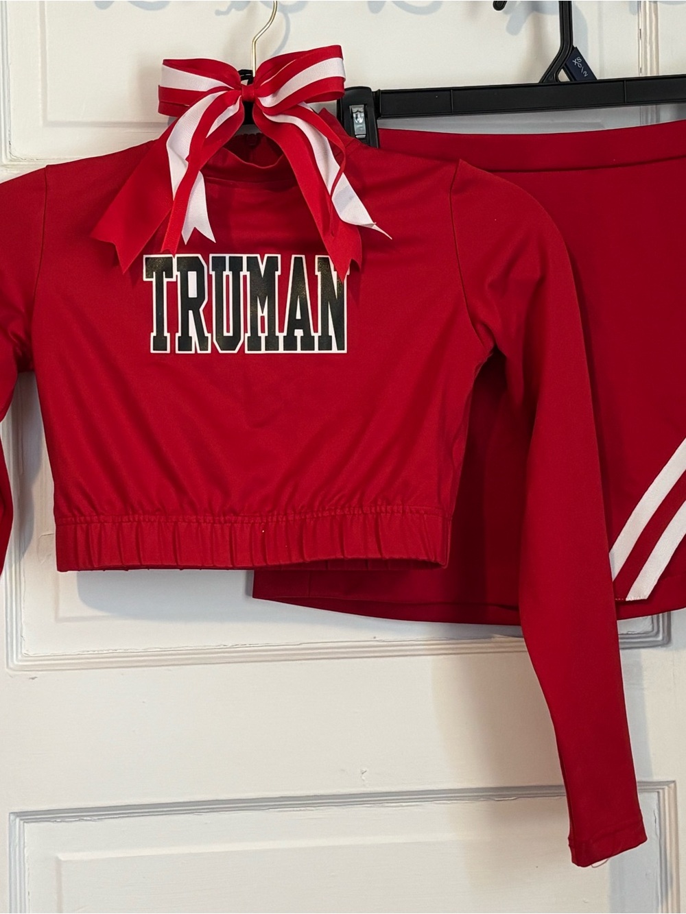 Cheerleader dance Costume Top and Skirt Set from “bring it on”